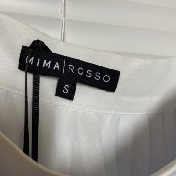 Mima Rosso Layered Pleated Skirt - Picture 6 of 8